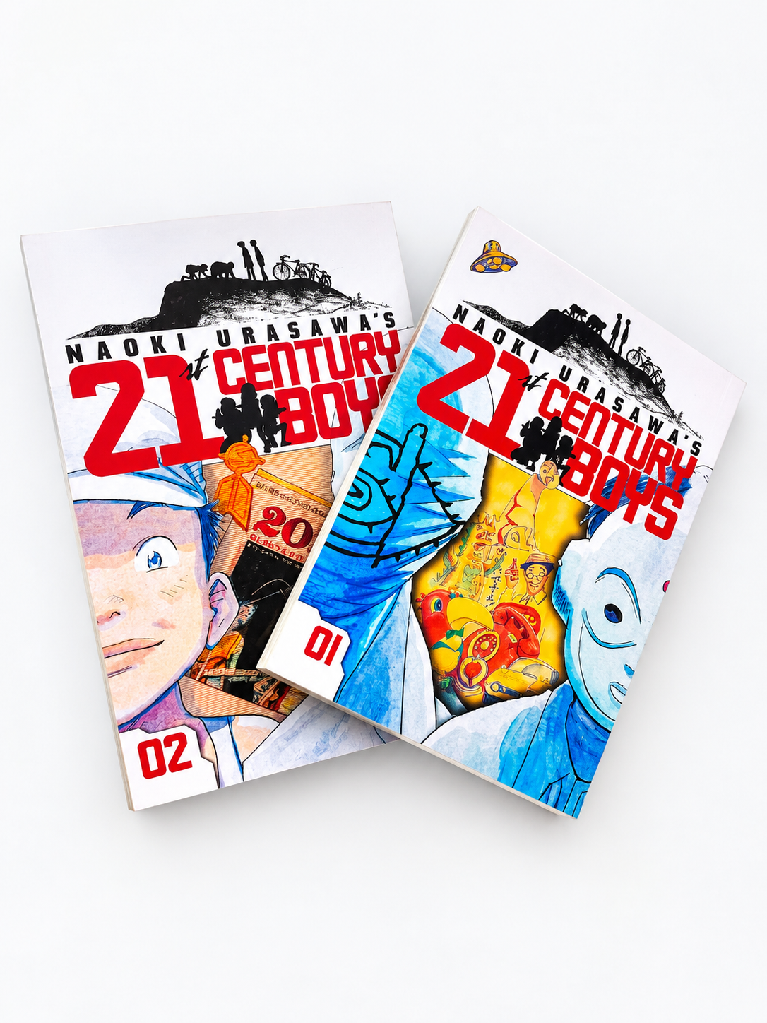 21th Century Boys Manga Volume 1 & 2 Set by Naoki Urasawa | English Edition