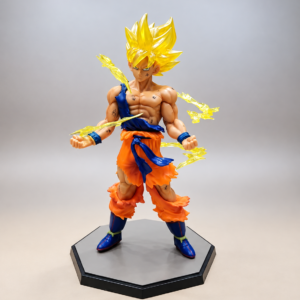 Super Saiyan Goku Action Figure with Lightning Effect | Dragon Ball Z Collectible Figure