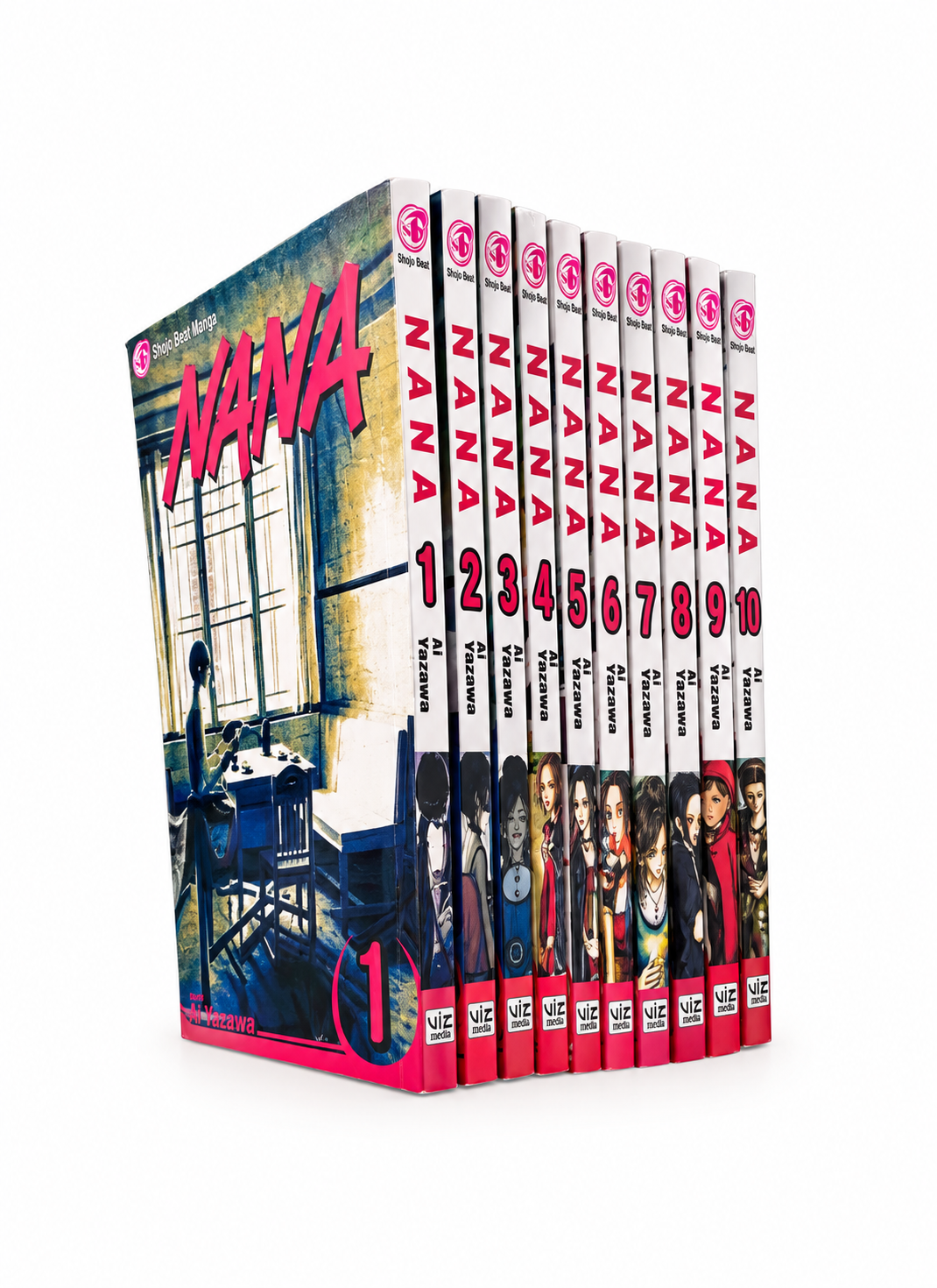 NANA Manga Collection Volumes 1–10 by Ai Yazawa | English Edition