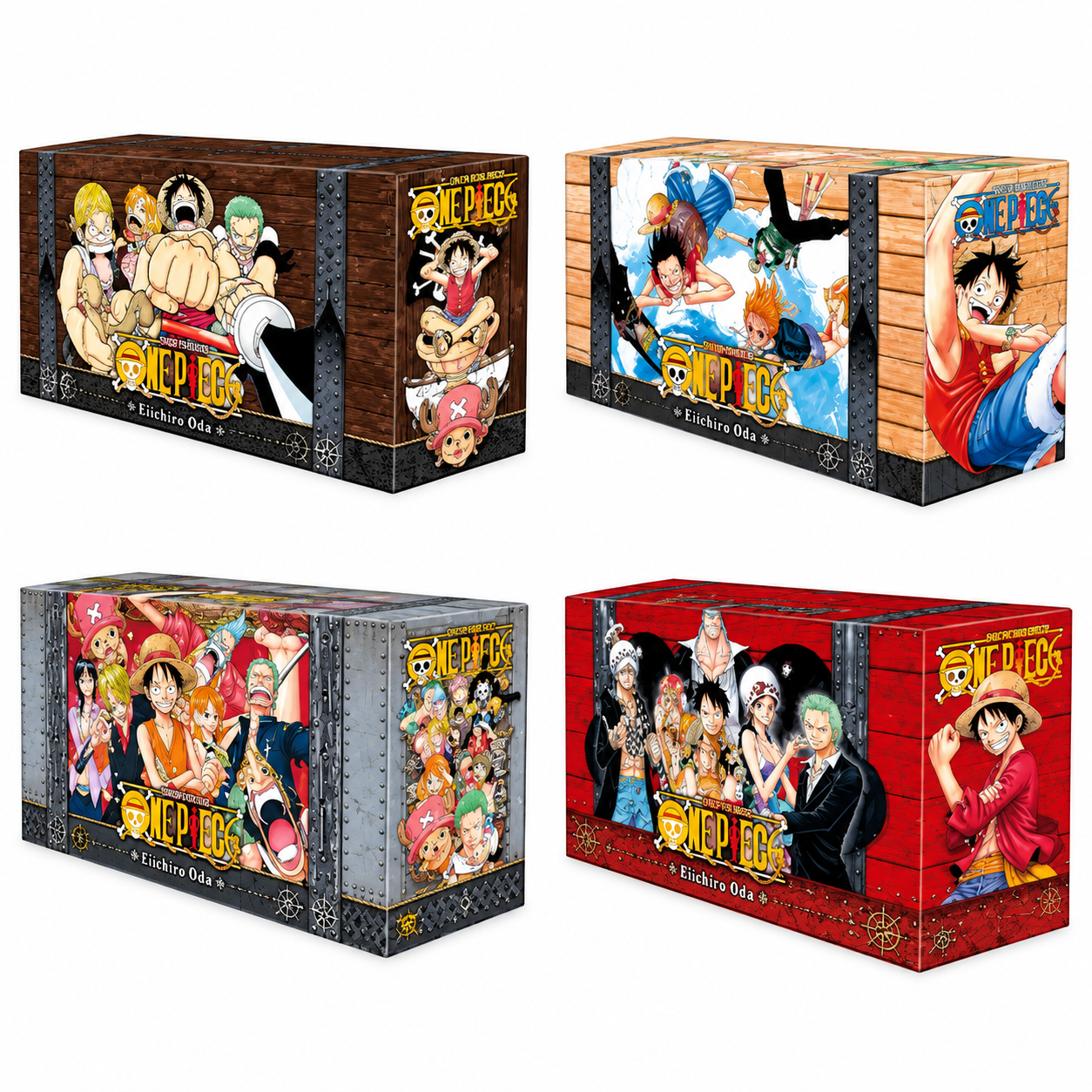 One Piece Manga Box Set Collection – Box 1,2,3,4
